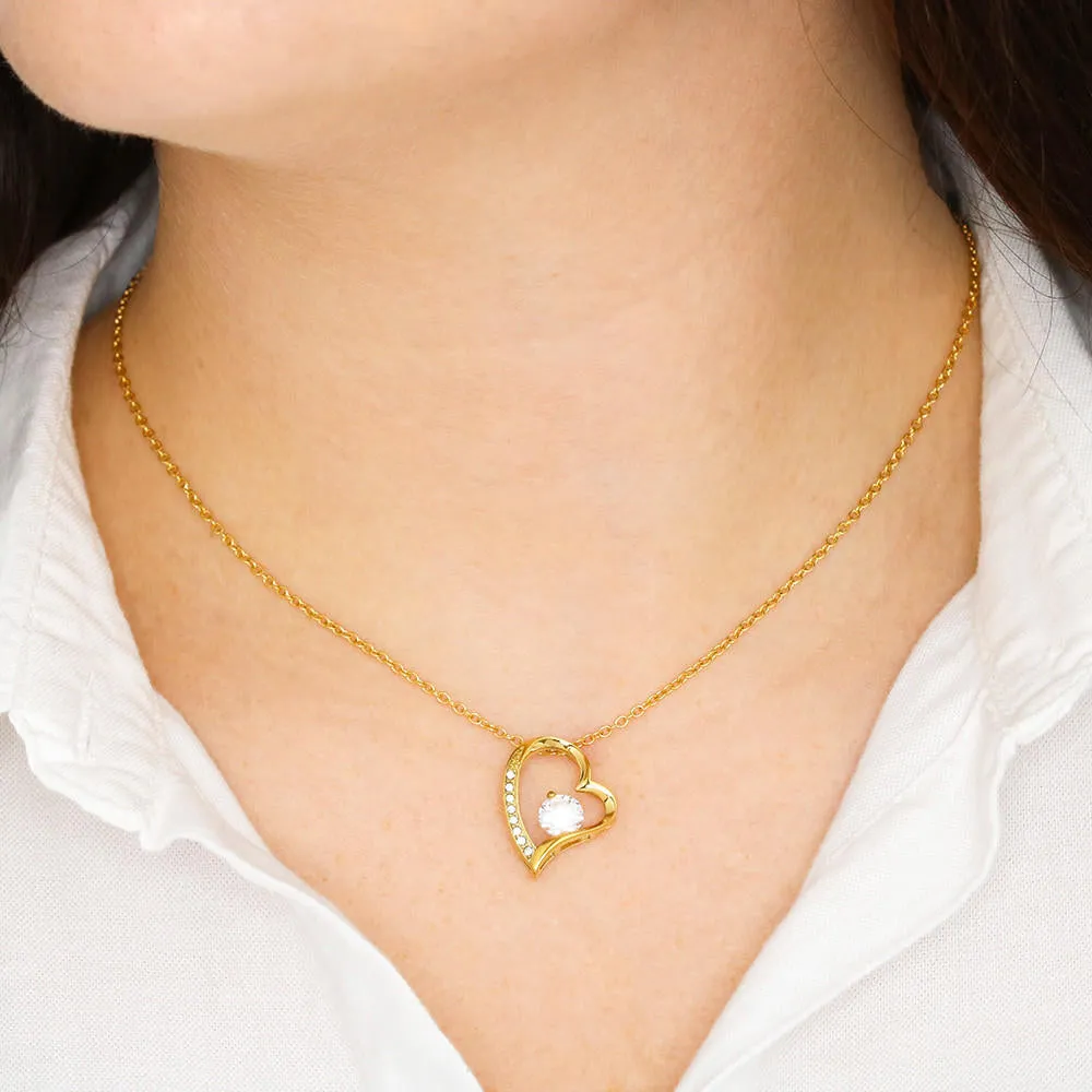 To My Wife Forever Love Necklace Gift Set