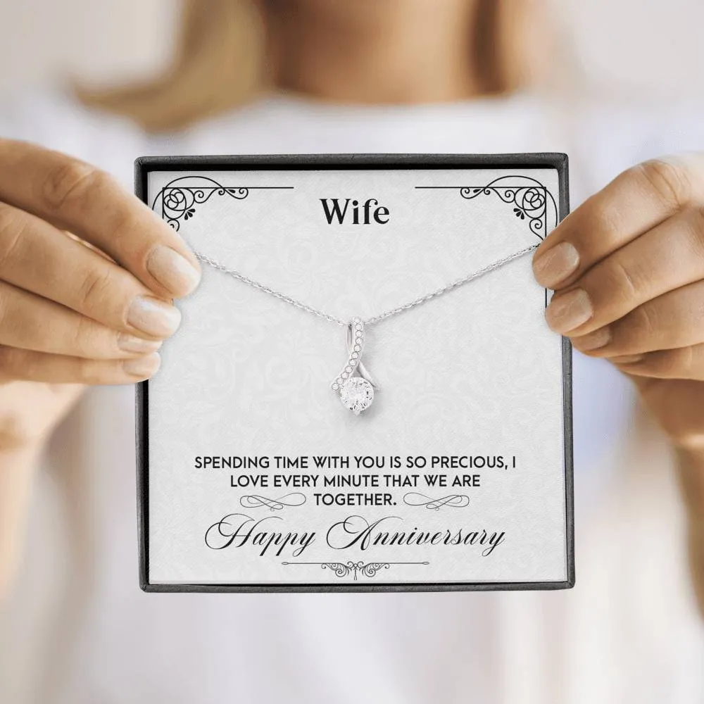 To my wife necklace gift