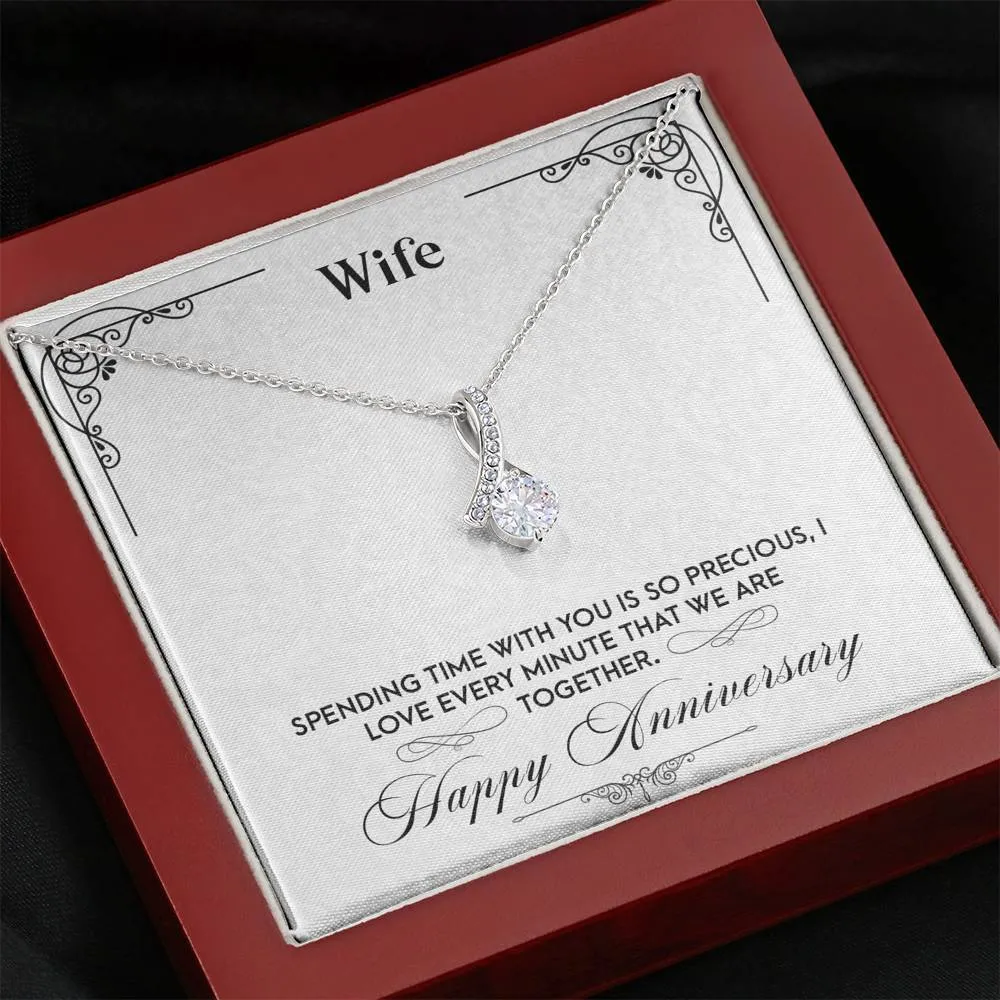 To my wife necklace gift