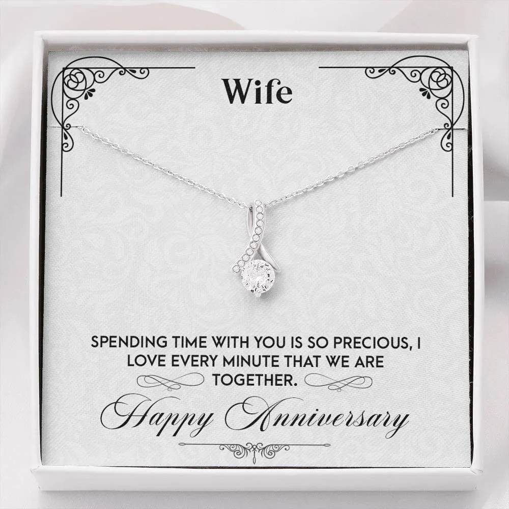 To my wife necklace gift