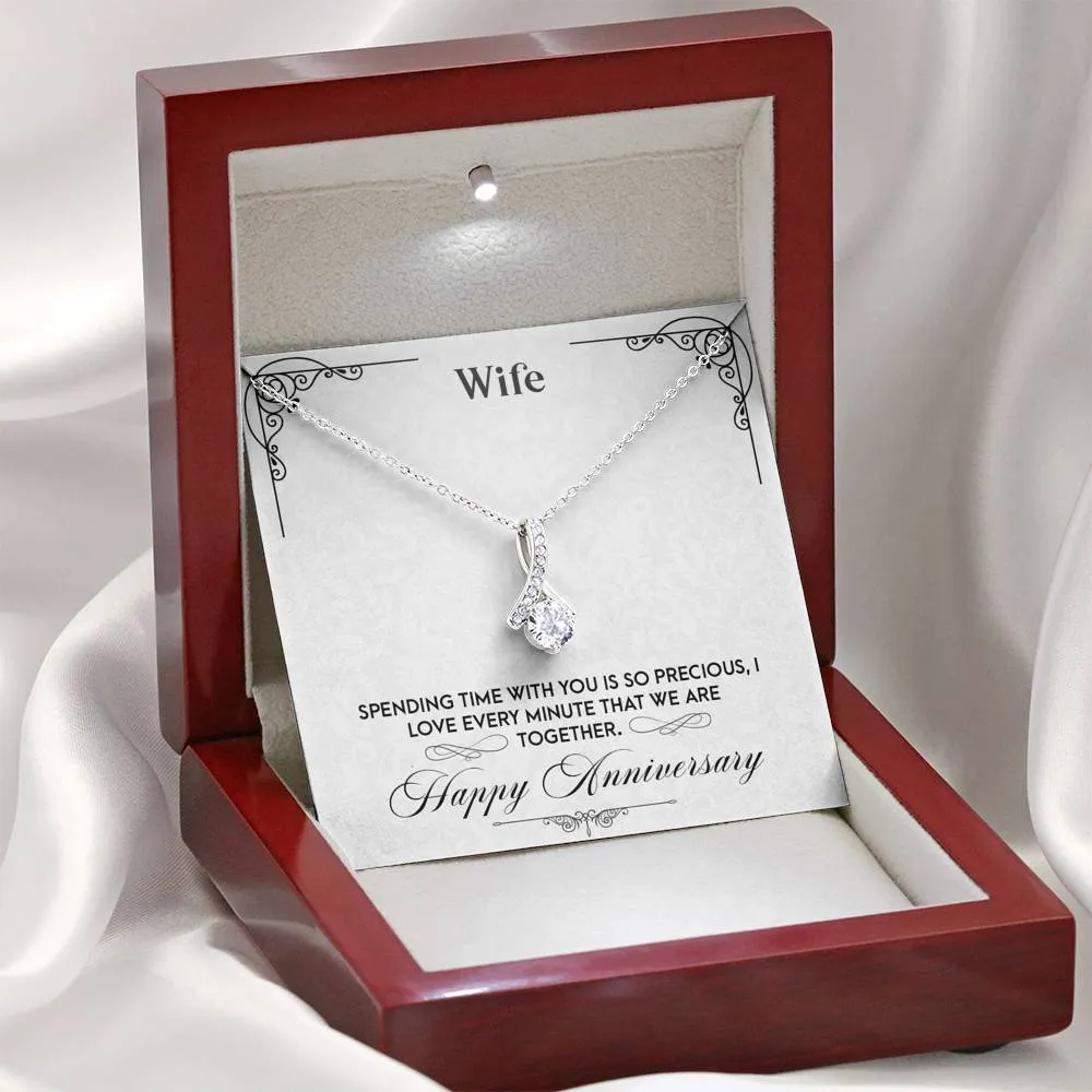 To my wife necklace gift