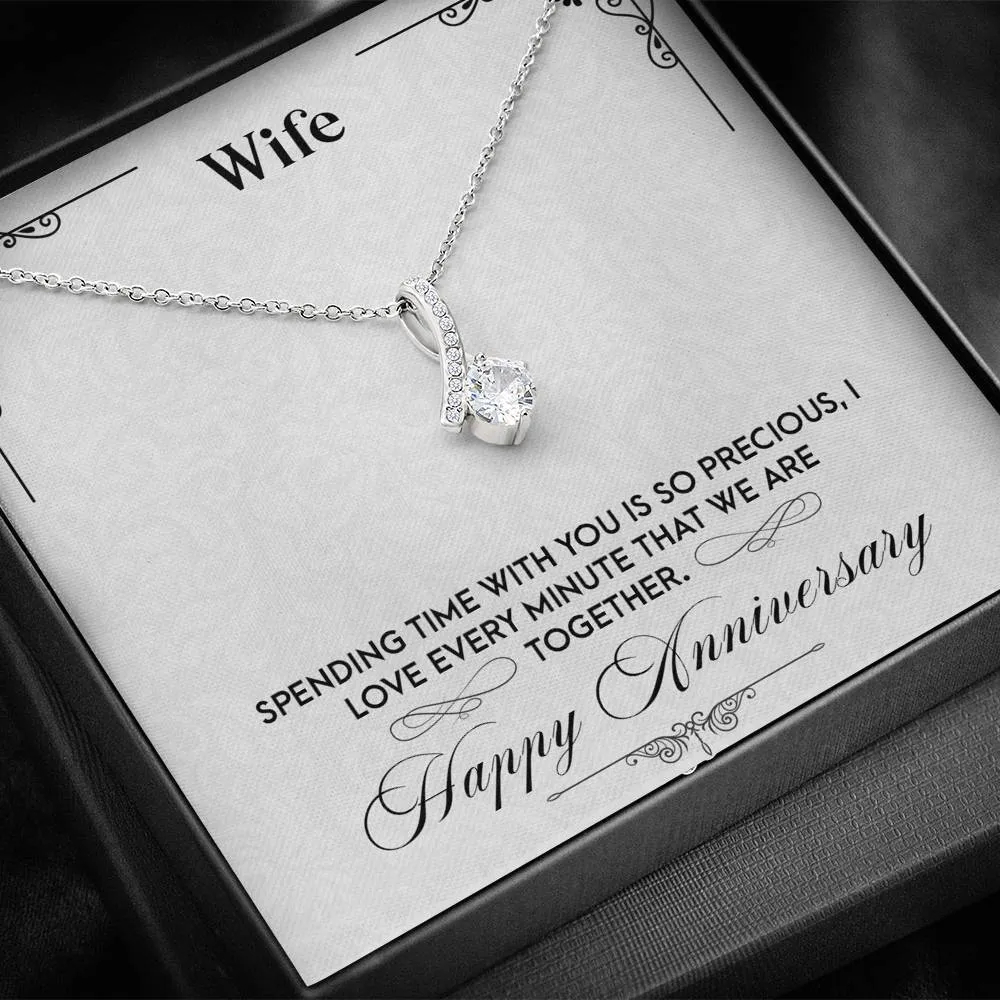 To my wife necklace gift