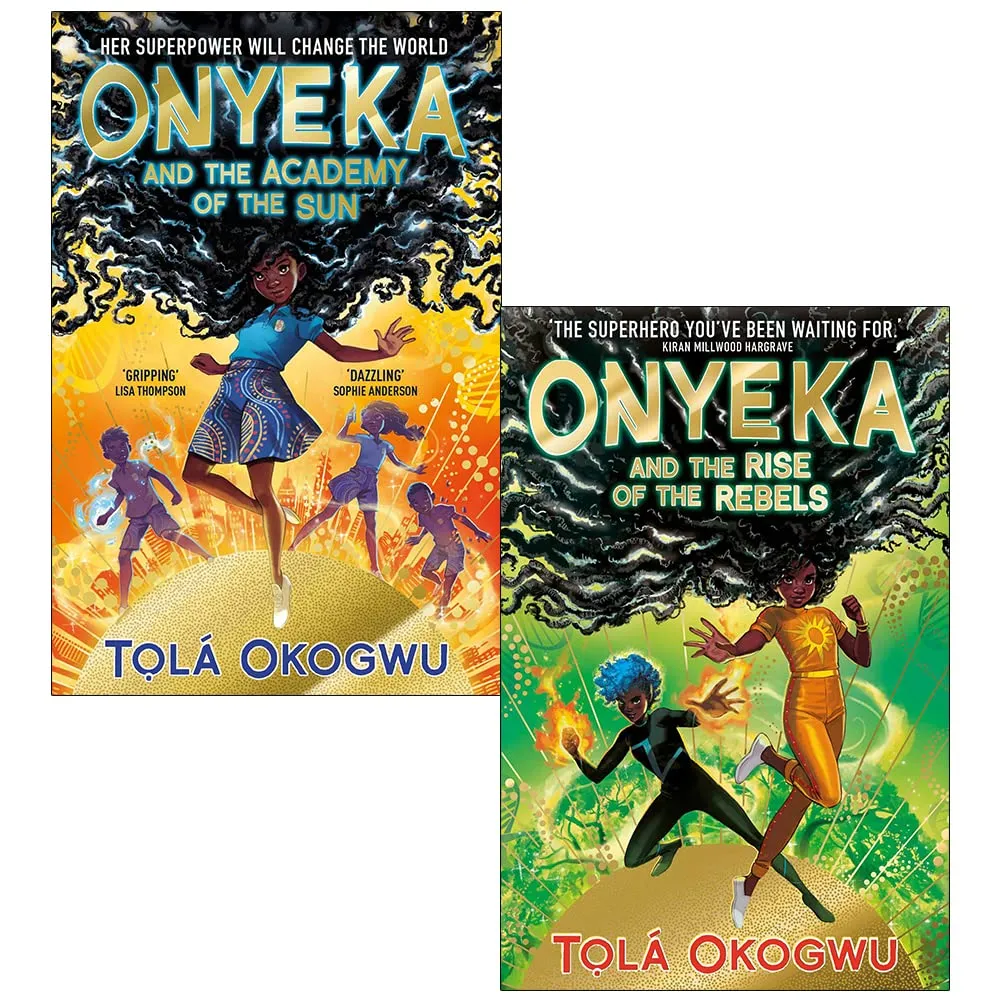 Tolá Okogwu Collection 2 Books Set (Onyeka and the Academy of the Sun, Onyeka and the Rise of the Rebels)