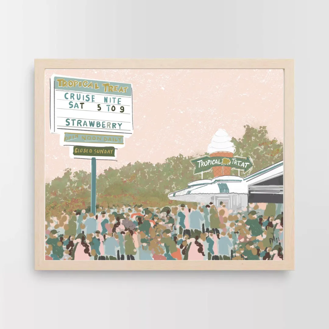 Tropical Treat, PA - Art Print