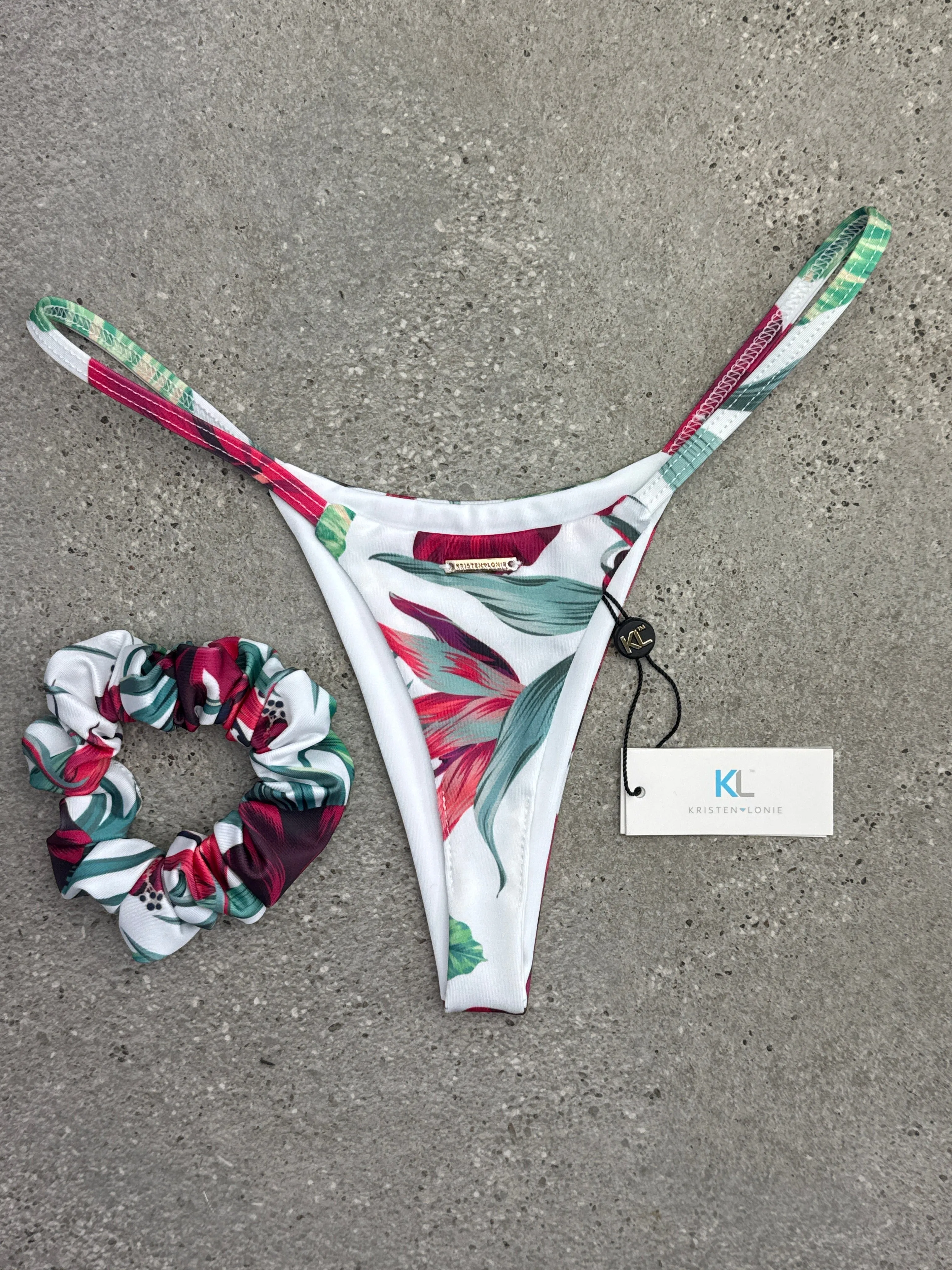 Tulum Escape (Red) Bikini Bottom