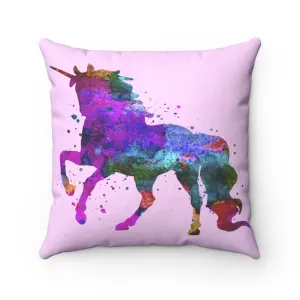 Unicorn Square Pillow