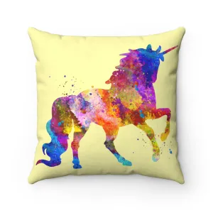 Unicorn Square Pillow