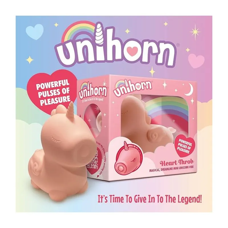 Unihorn Heart Throb Vibe Small Vibrator and Cute Ladies Personal Toys