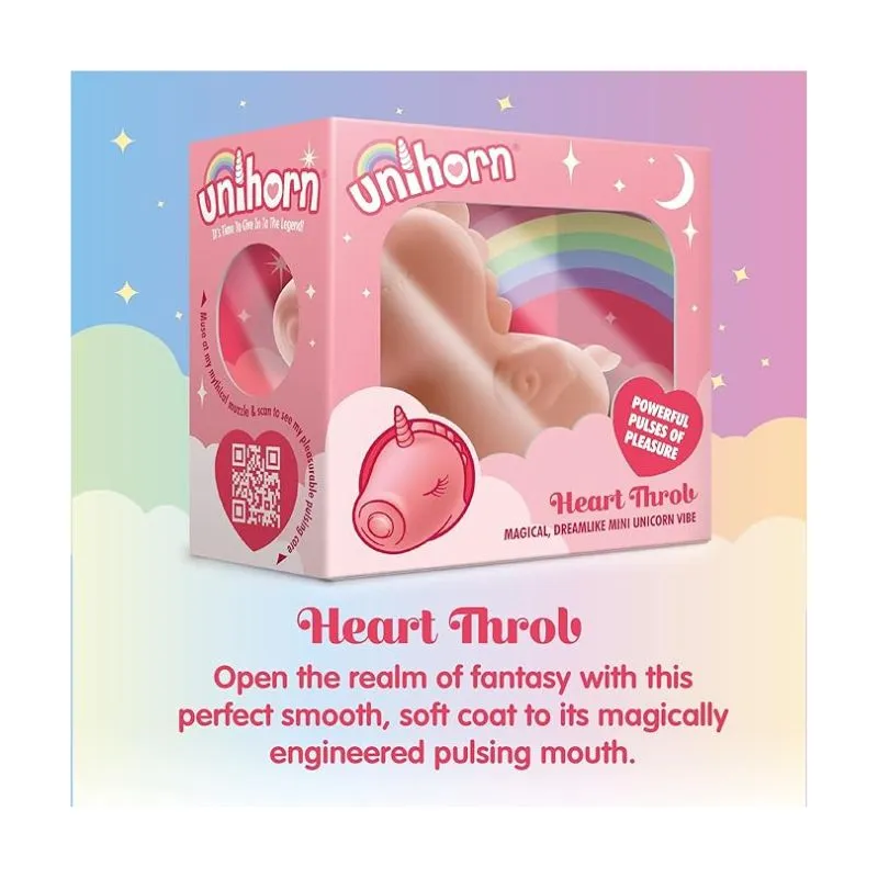 Unihorn Heart Throb Vibe Small Vibrator and Cute Ladies Personal Toys