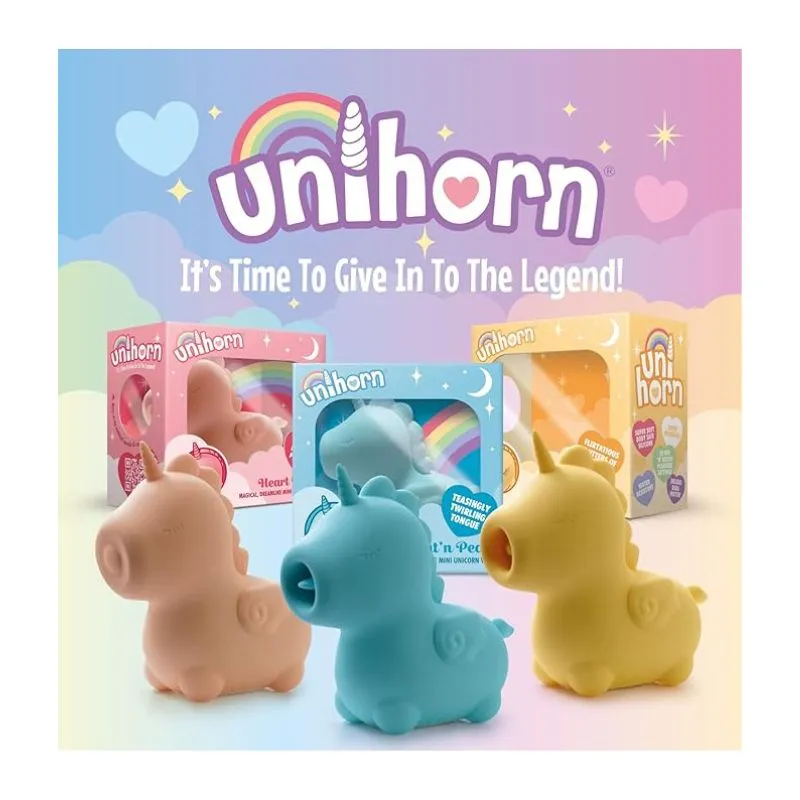 Unihorn Heart Throb Vibe Small Vibrator and Cute Ladies Personal Toys