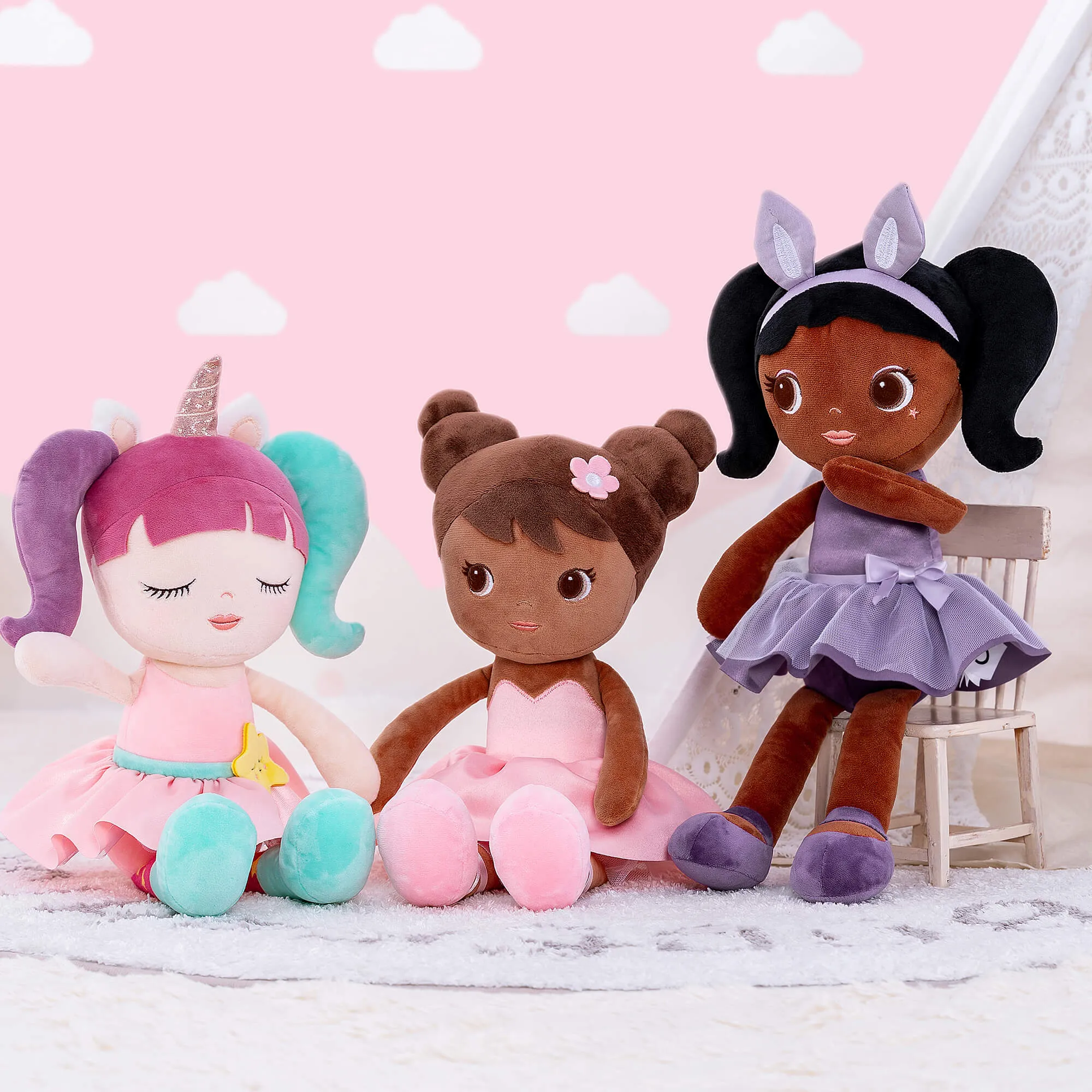 (US Only) Lazada 16-inch Magical Animal Dolls Gray Kitty