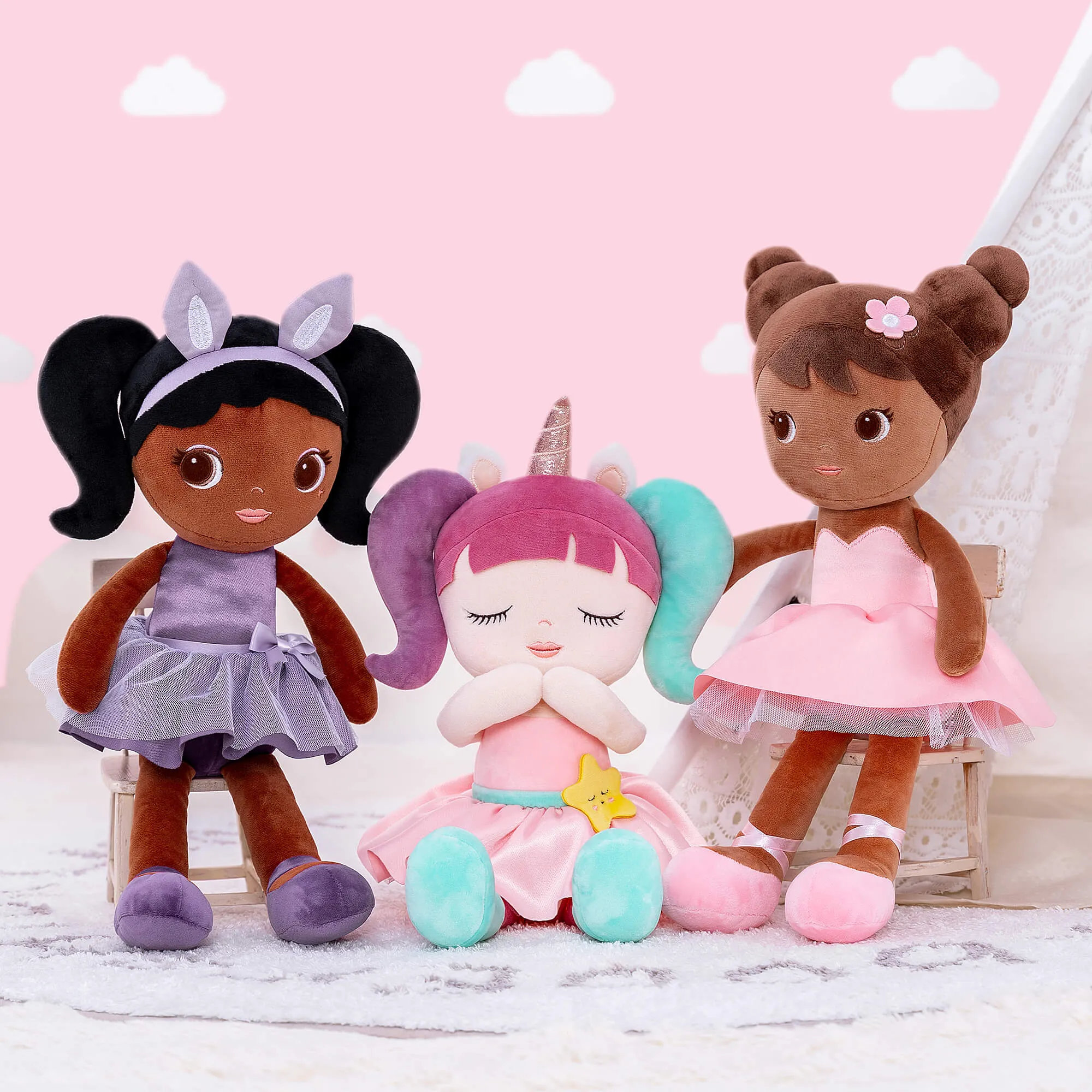 (US Only) Lazada 16-inch Magical Animal Dolls Gray Kitty