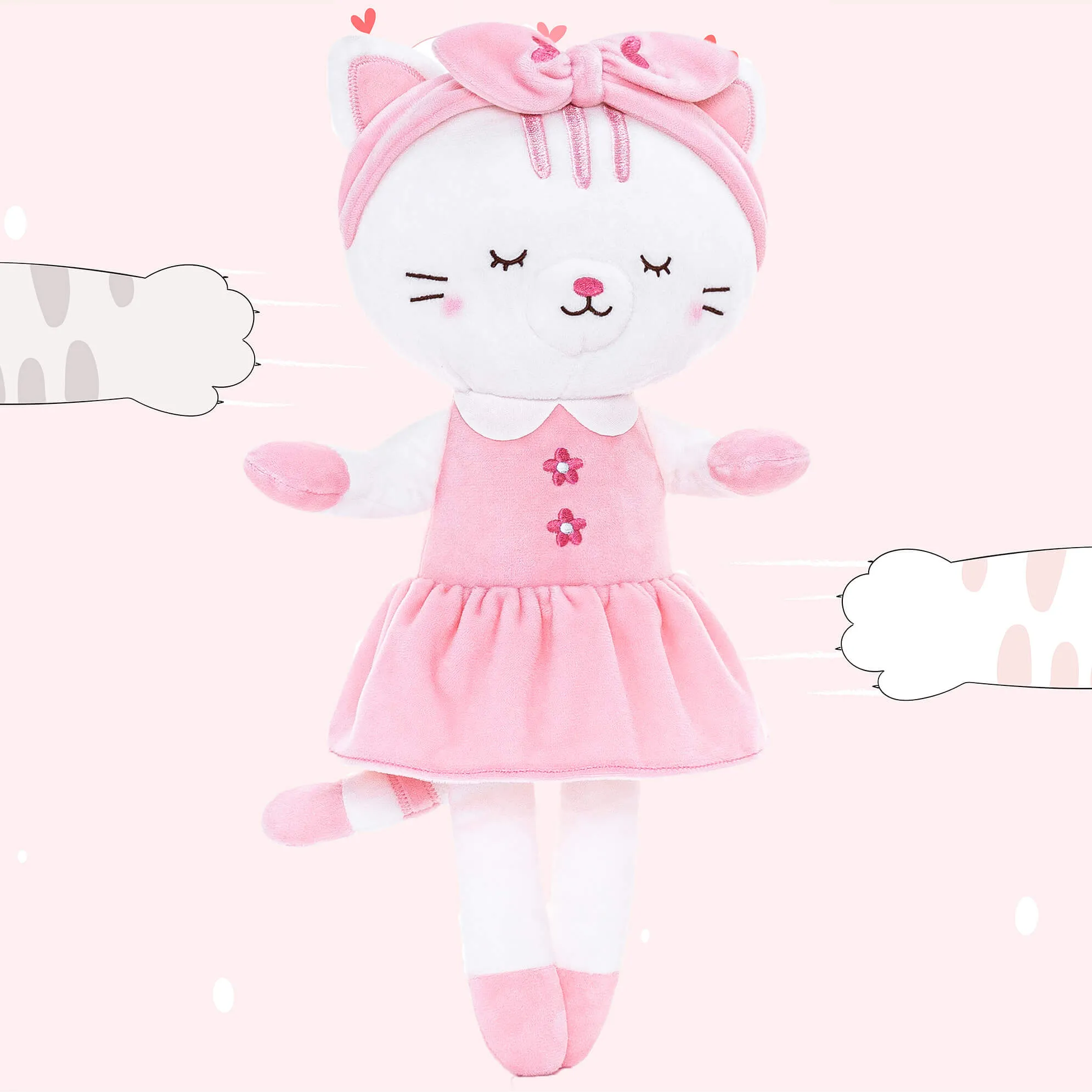 (US Only) Lazada 16-inch Magical Animal Dolls White Kitty