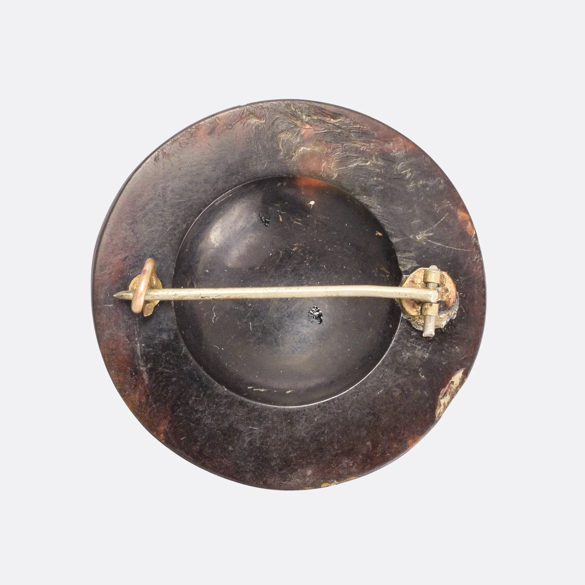 Victorian Pique "Psyche" Brooch