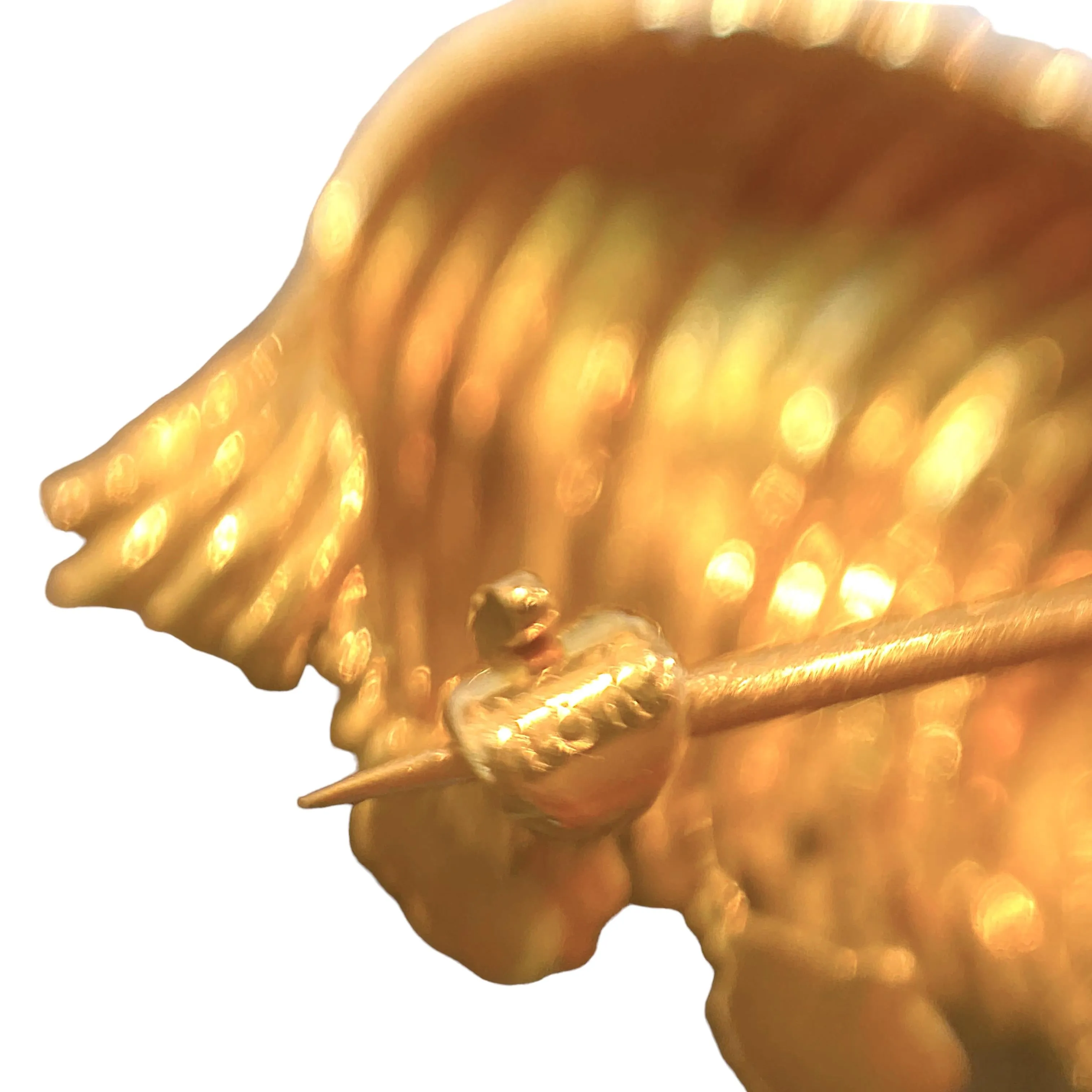 Vintage 18K Yellow Gold Dog Brooch