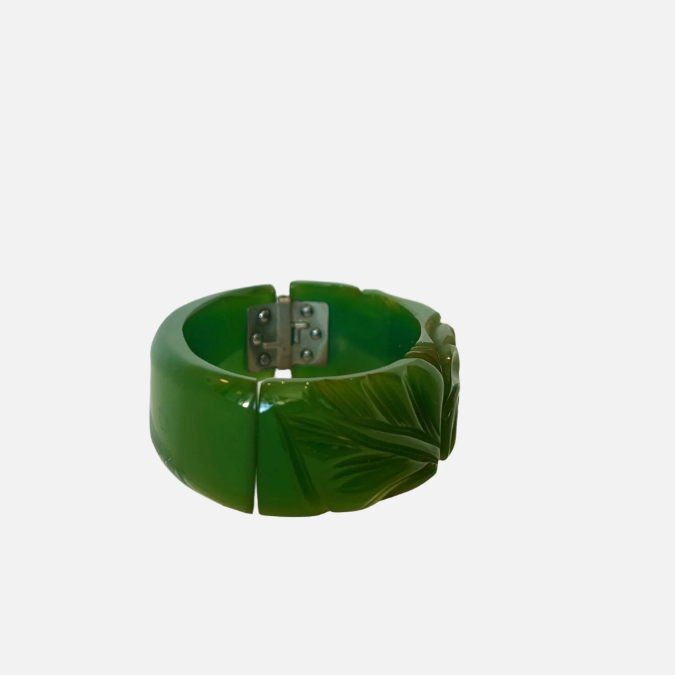 Vintage 1930s-40s Catalin "Bakelite" Clasp Bracelets