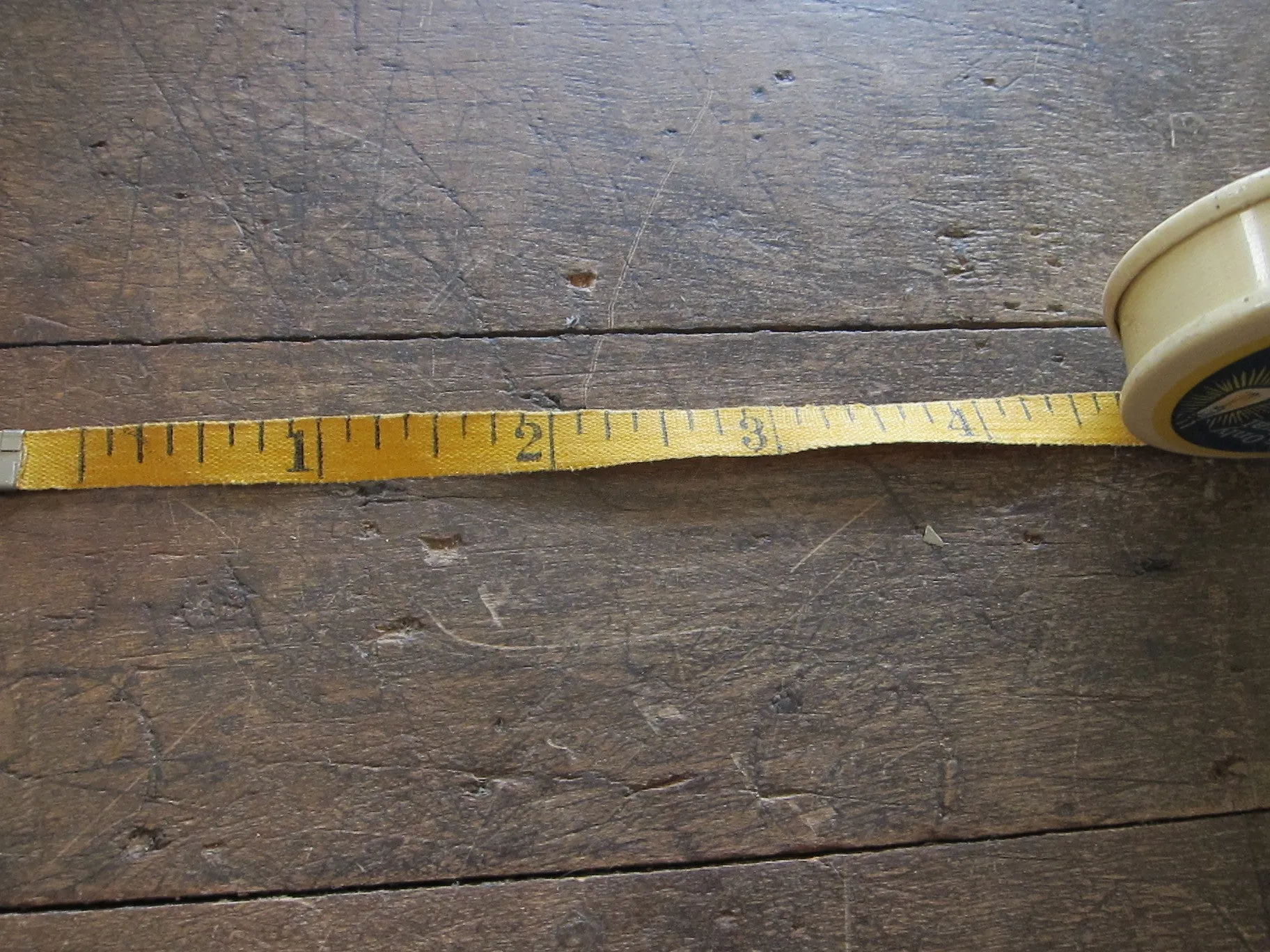 Vintage Advertising Edison Mazda Lamp Measuring Tape