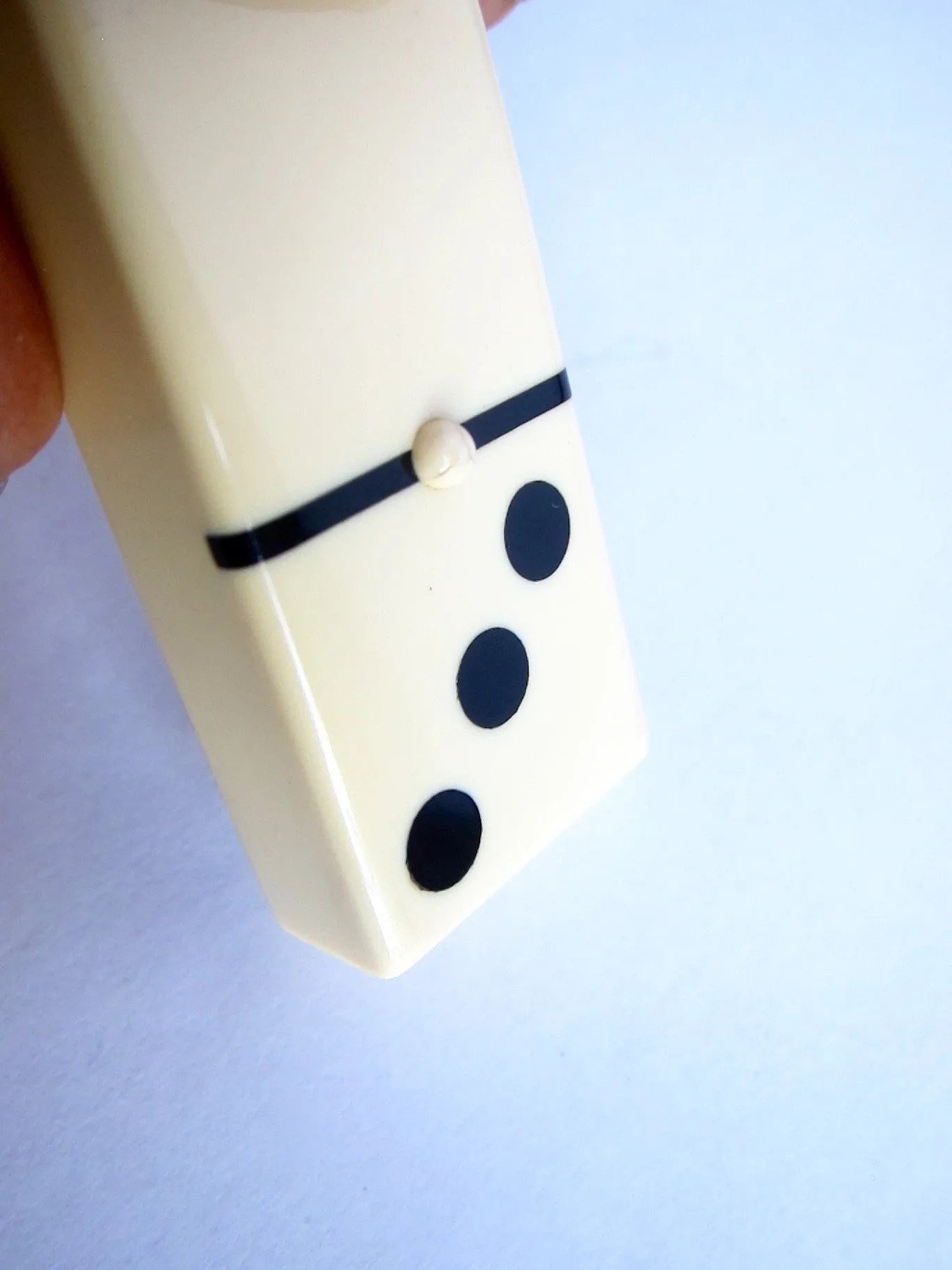 Vintage Celluloid Bakelite Dominoes - Made in France for B H Dyas