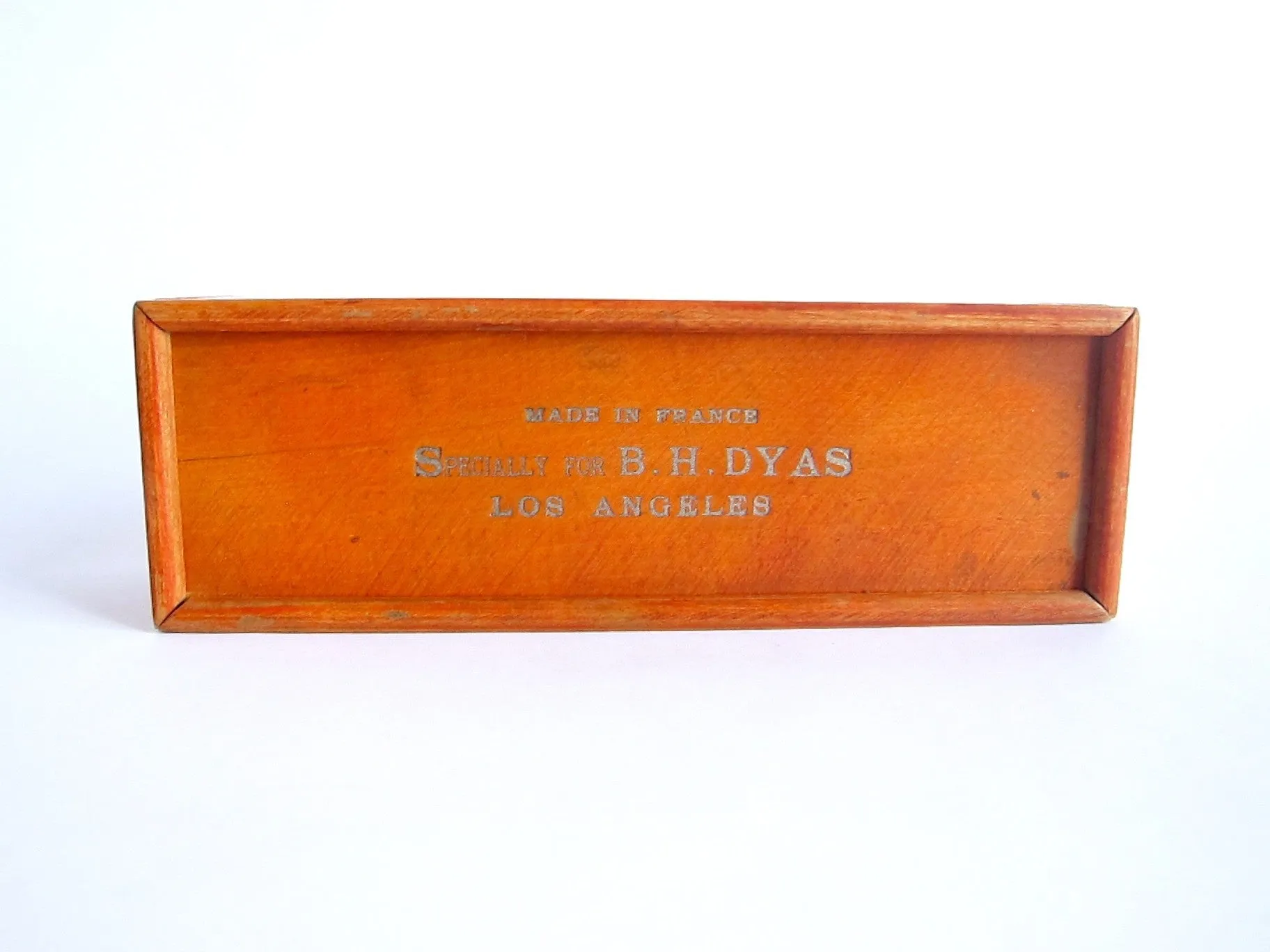 Vintage Celluloid Bakelite Dominoes - Made in France for B H Dyas