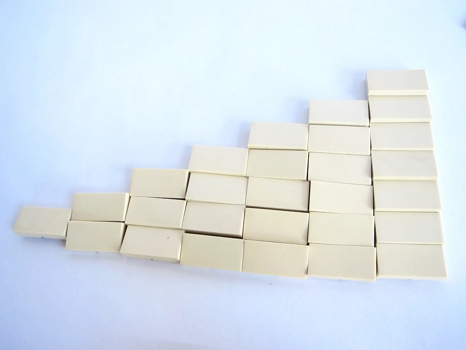 Vintage Celluloid Bakelite Dominoes - Made in France for B H Dyas