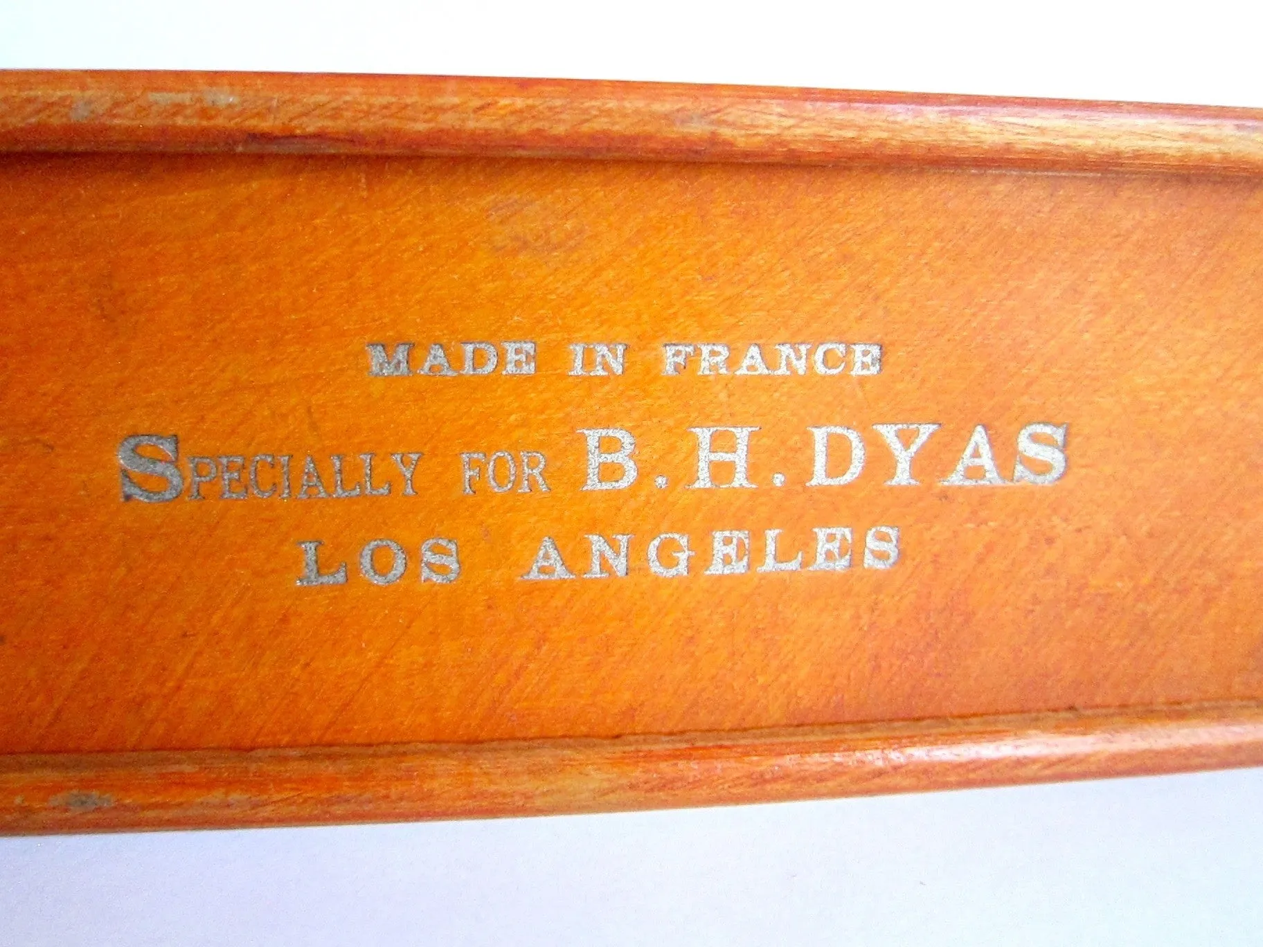 Vintage Celluloid Bakelite Dominoes - Made in France for B H Dyas