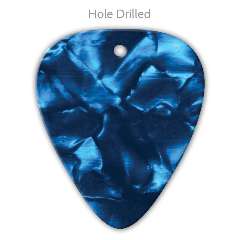 Vintage Celluloid Metallic Ink Picks - Double Sided