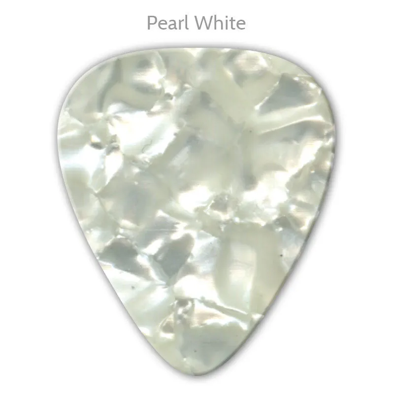 Vintage Celluloid Metallic Ink Picks - Double Sided