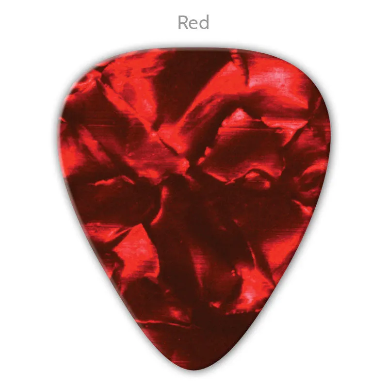 Vintage Celluloid Metallic Ink Picks - Double Sided