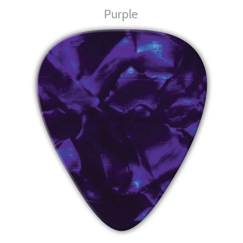 Vintage Celluloid Printed Picks - Single Sided