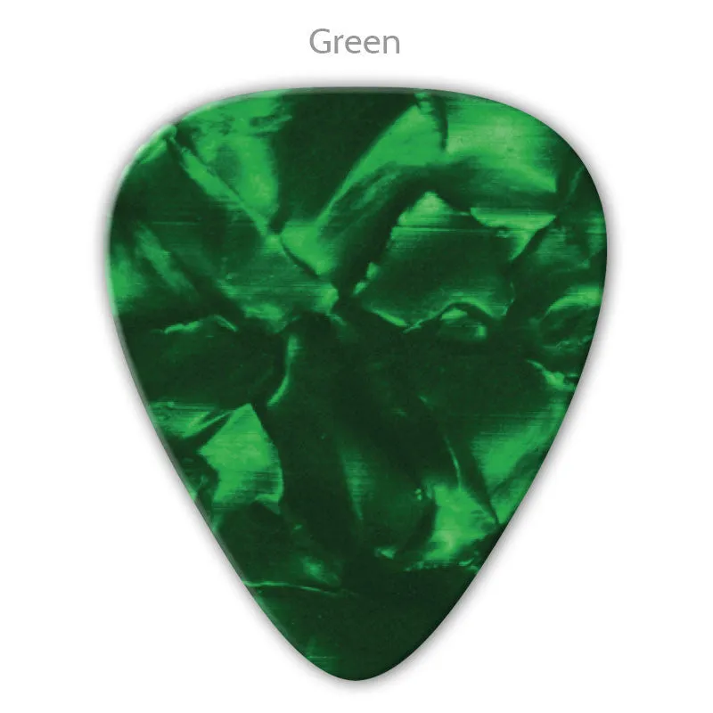 Vintage Celluloid Printed Picks - Single Sided