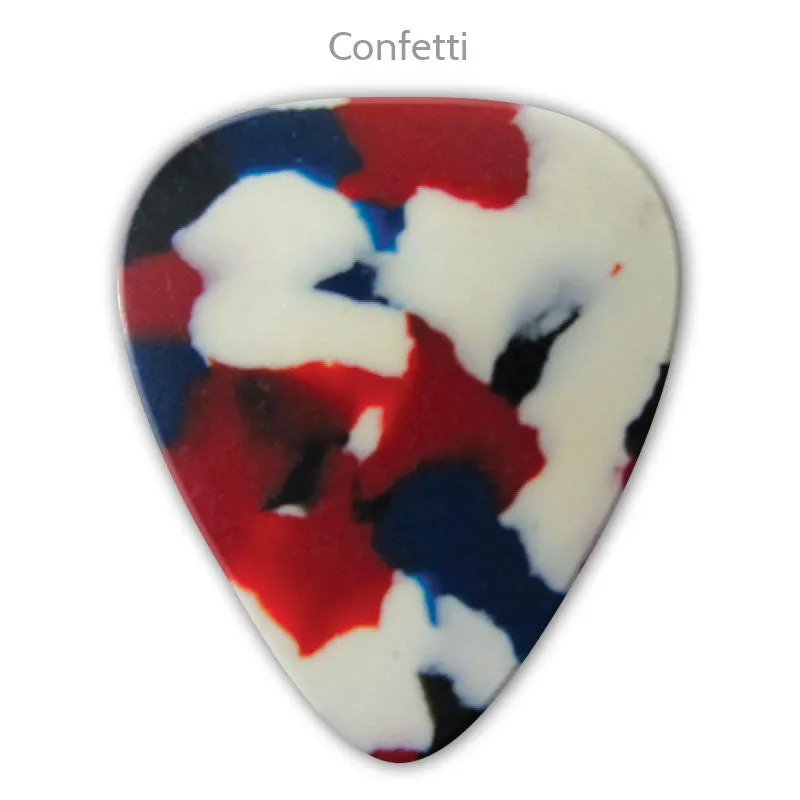 Vintage Celluloid Printed Picks - Single Sided