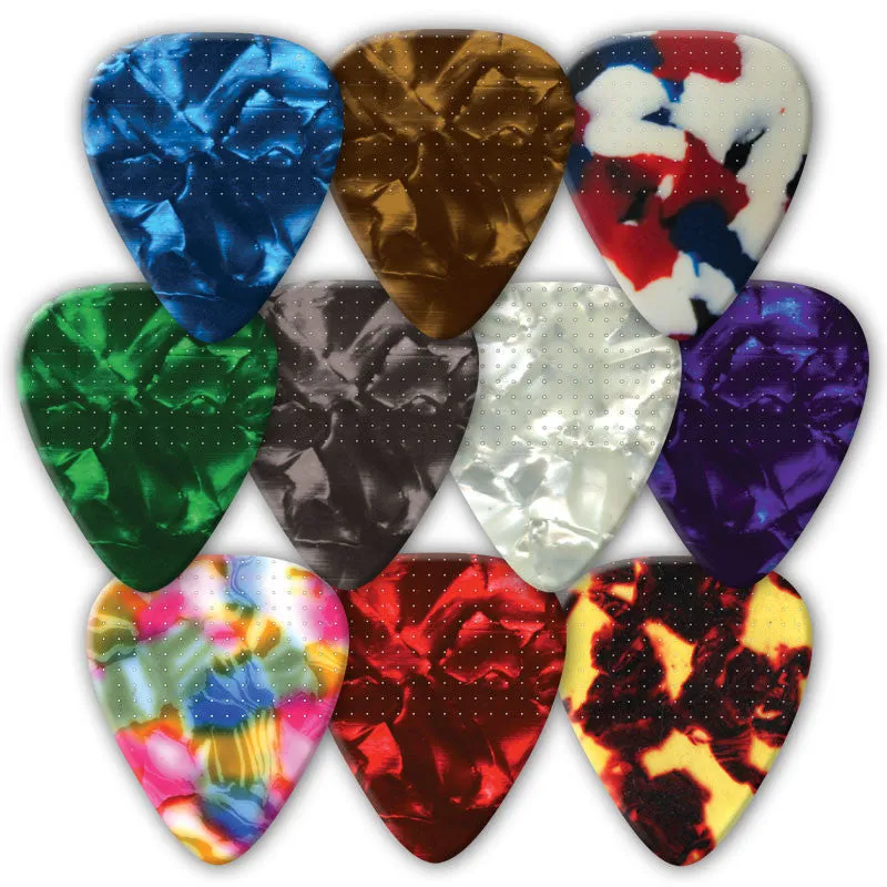 Vintage Celluloid TRU GRIP Picks - Double Sided