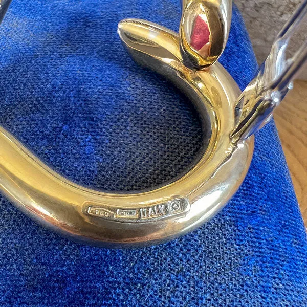 Vintage Diamond Heart Brooch