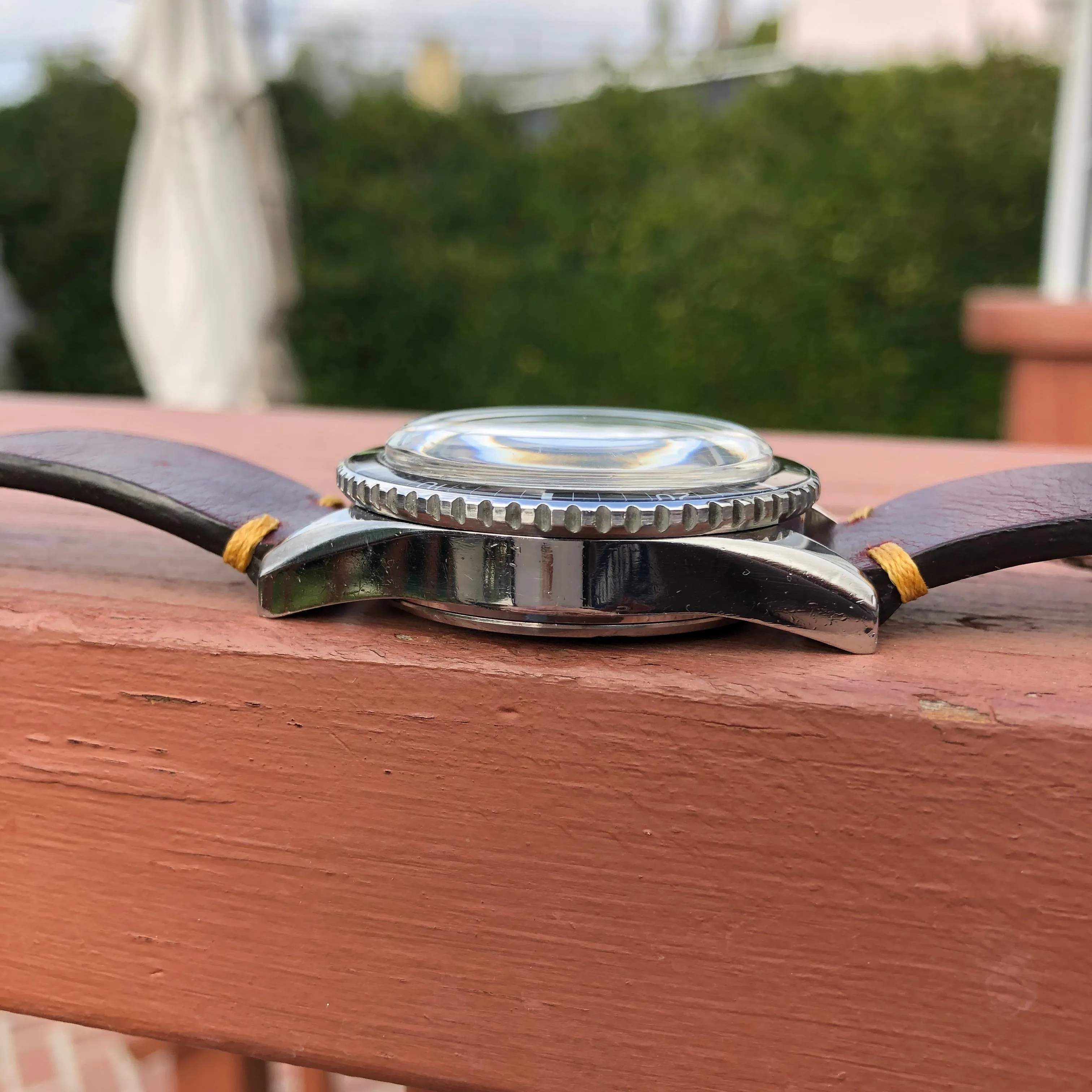 Vintage Favre Leuba Sea Sky 33033 Stainless Steel Chronograph Valjoux 72 Wristwatch