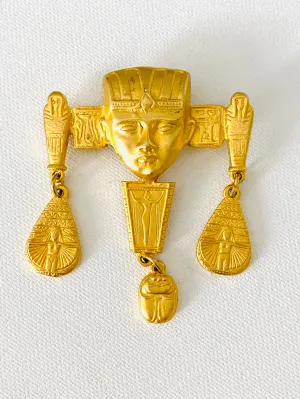 Vintage Marla Buck Egyptian Brooch