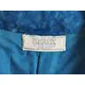 Vintage MCM Silk Chiffon 2Pc Dress/Jacket Blue Floral 1950S Bergdorf On The Plaza 34