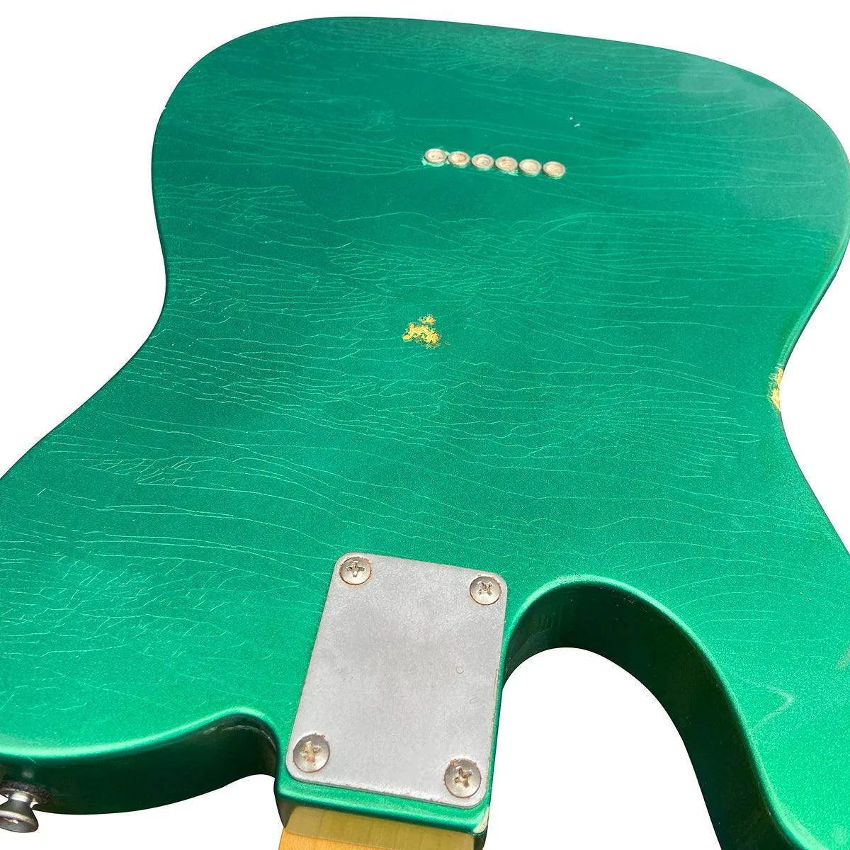 Vintage V62 ProShop Unique ~ Cracked Metallic Green
