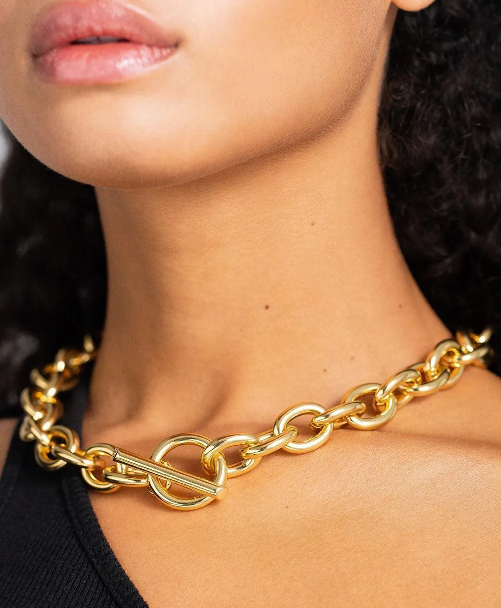 Viveca Necklace 18ct Gold Plated