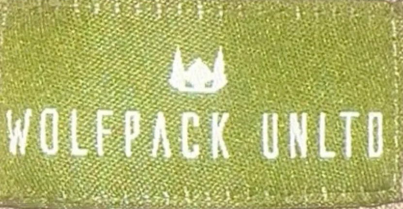 WOLFPACK UNLTD "BOLD STATEMENT" HEAVYWEIGHT OVERSIZED S/S TEXT LOGO | NAVY BLUE