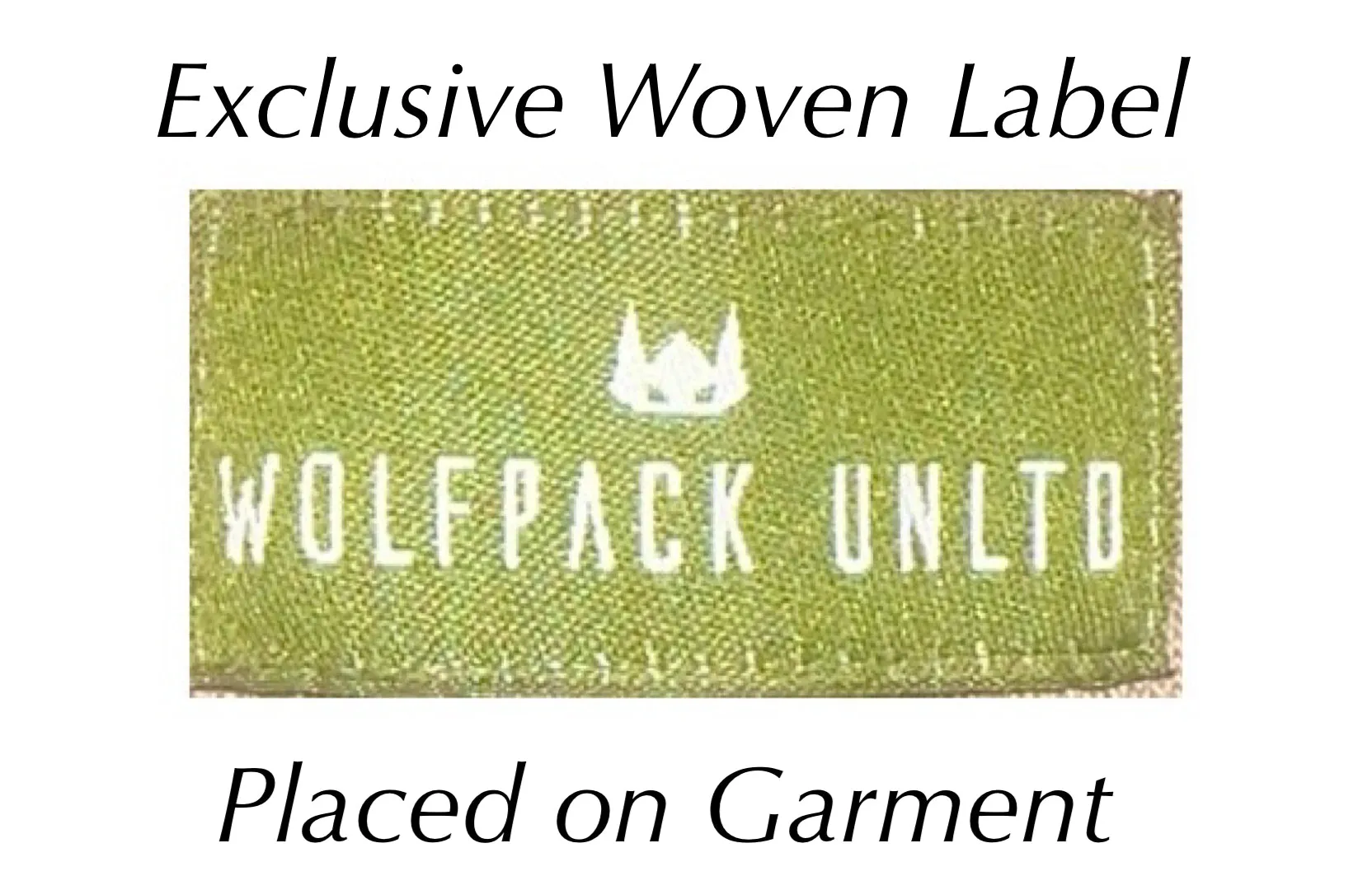 WOLFPACK UNLTD WOMEN'S "BOLD STATEMENT"  PREMIUM HEAVYWEIGHT TEE S/S | ECRU BEIGE