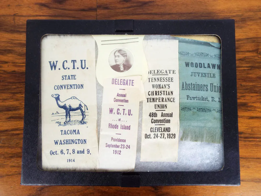 Womans Temperance WCTU Delegate Ribbons