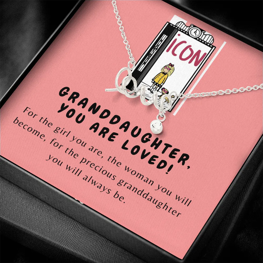 You are loved-Eloise Love Necklace for Granddaughter