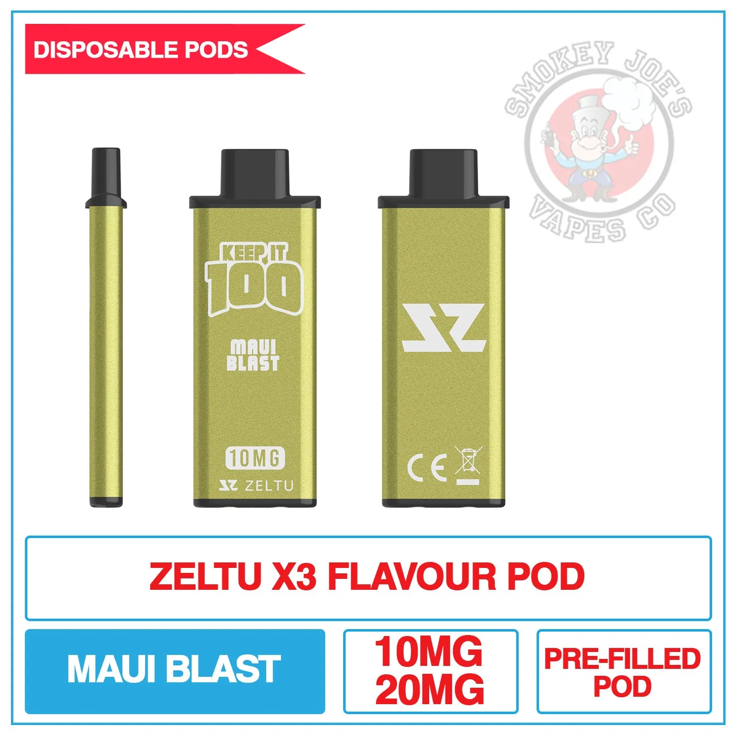 Zeltu X3 - Prefilled Pod - Keep It 100 - Maui Blast