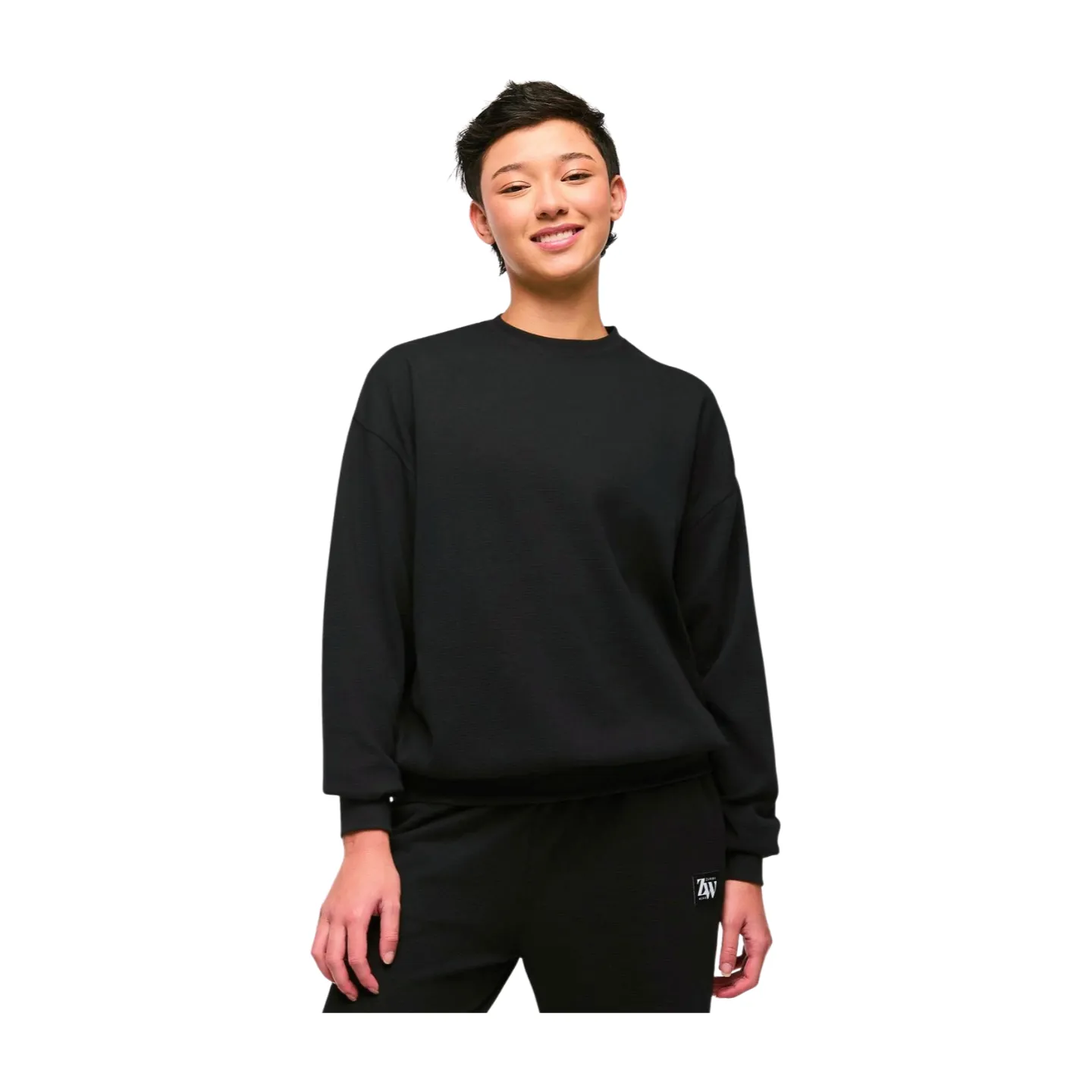 Zumba Haus Oversized Waffle Sweatshirt