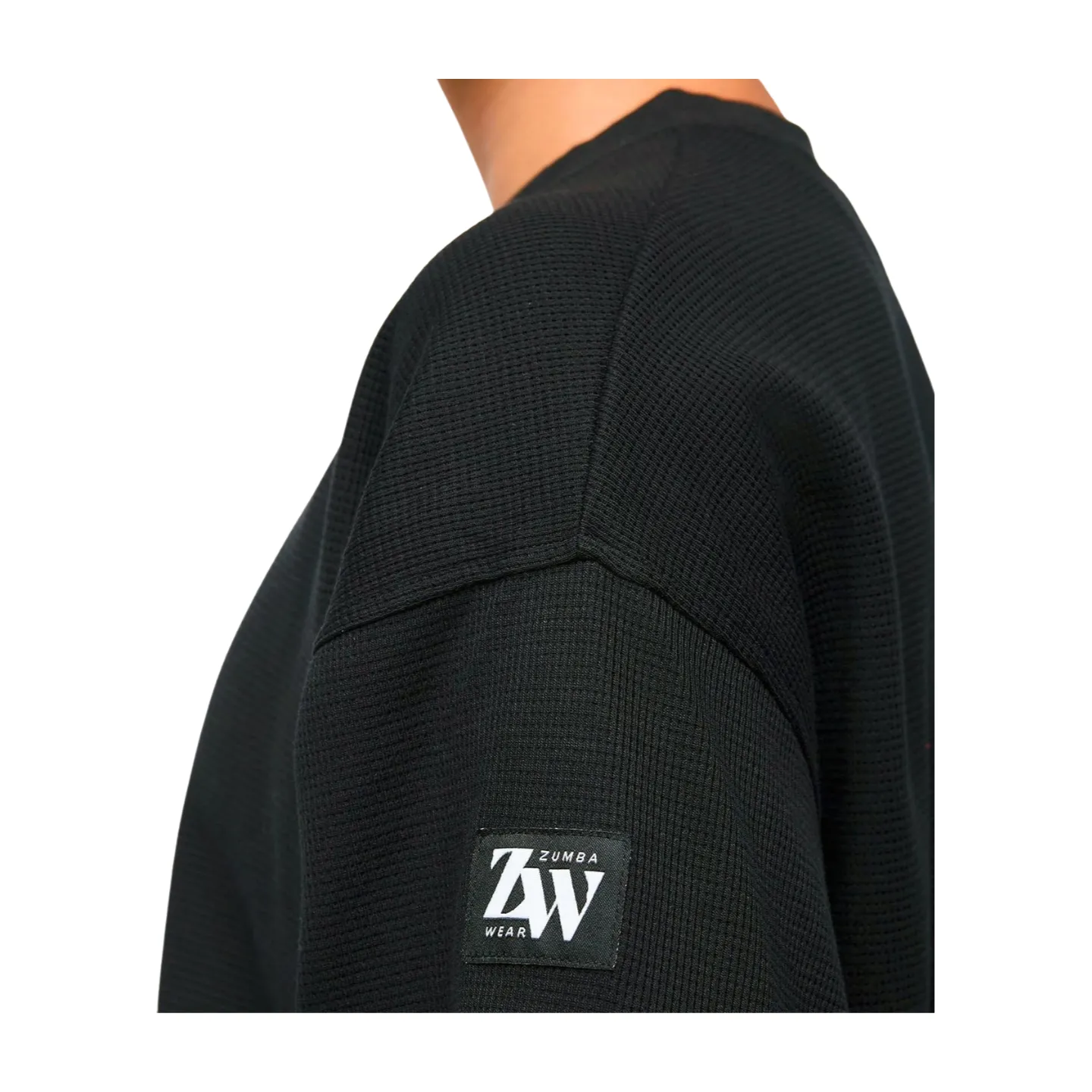 Zumba Haus Oversized Waffle Sweatshirt