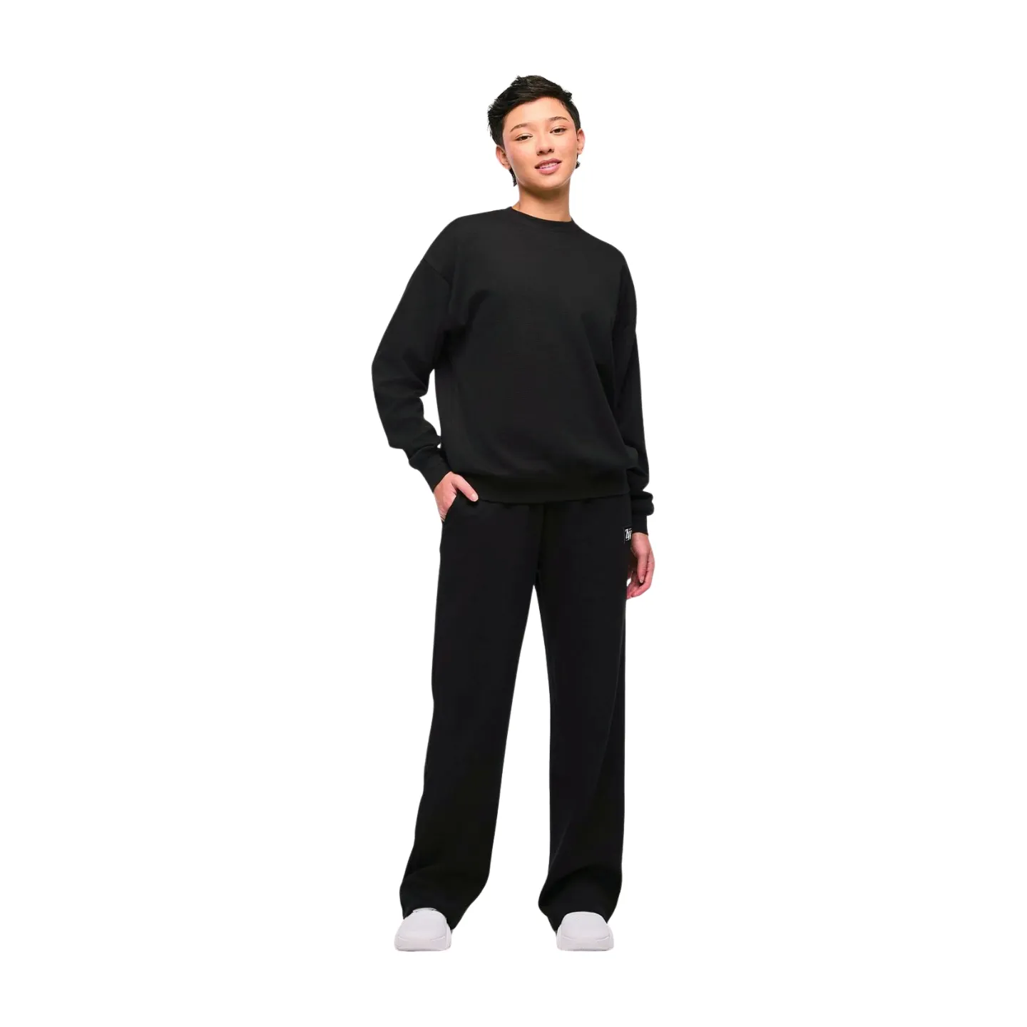 Zumba Haus Oversized Waffle Sweatshirt