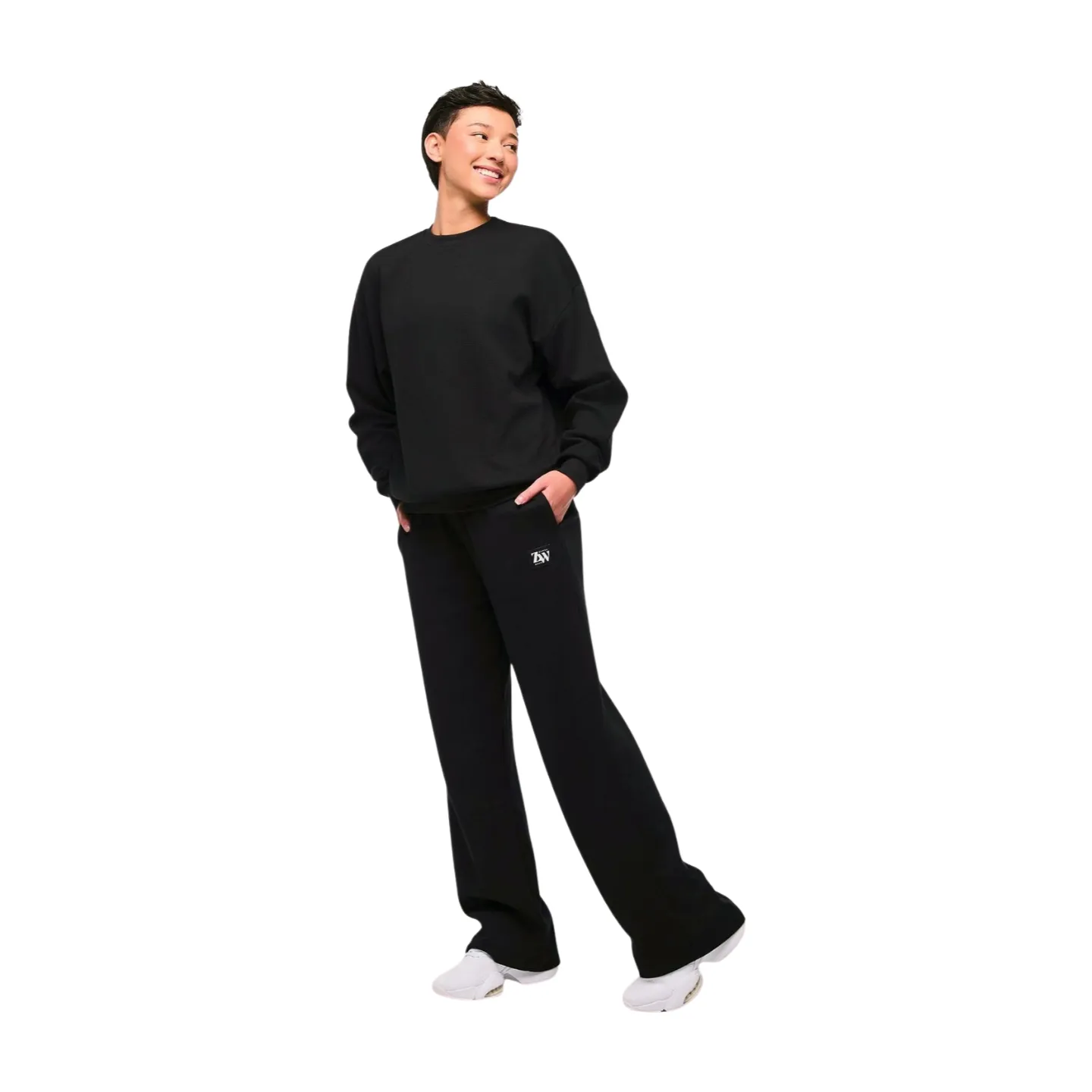 Zumba Haus Oversized Waffle Sweatshirt